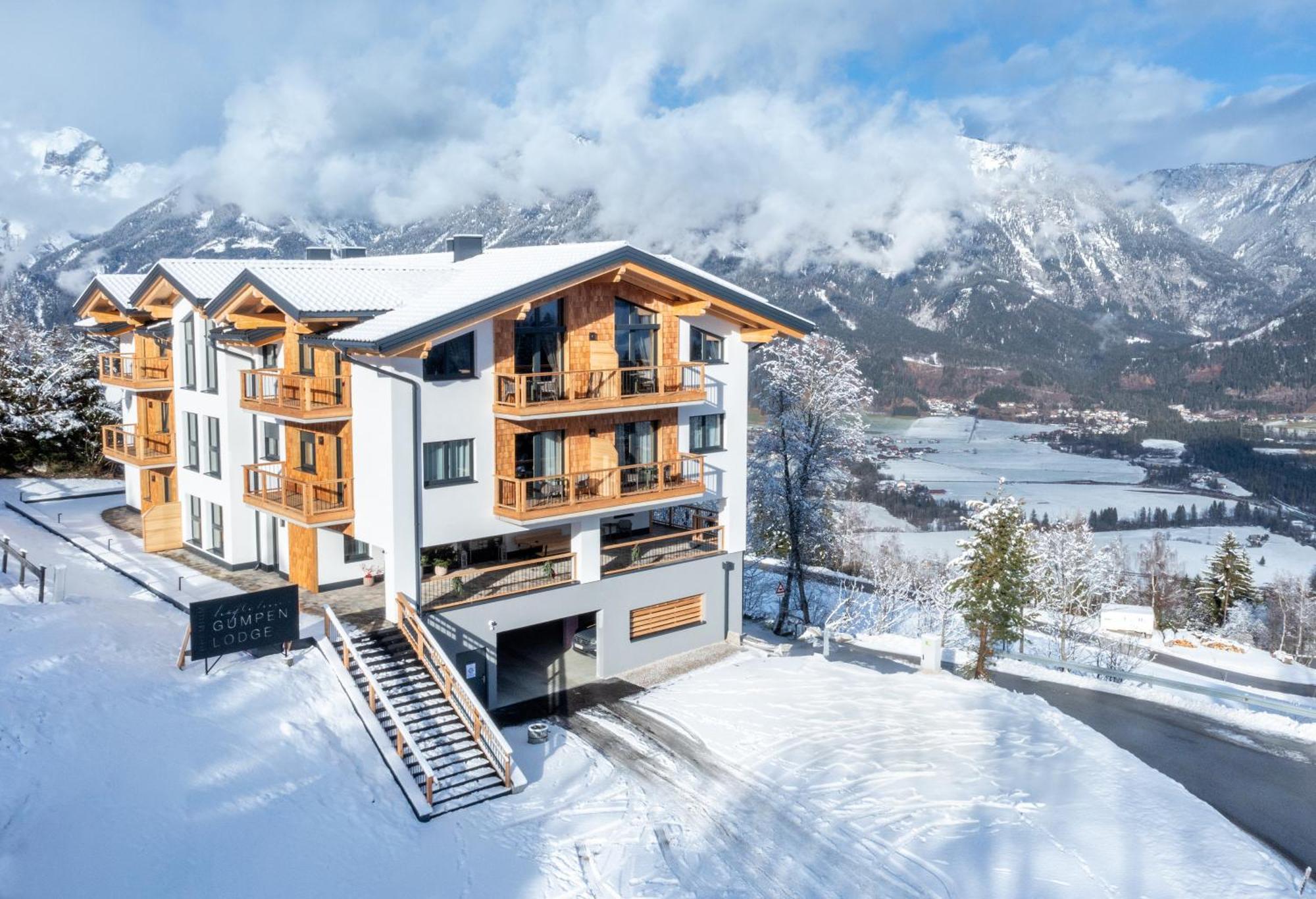 Hoeflehner Premium Gumpen Lodge Haus im Ennstal Bagian luar foto