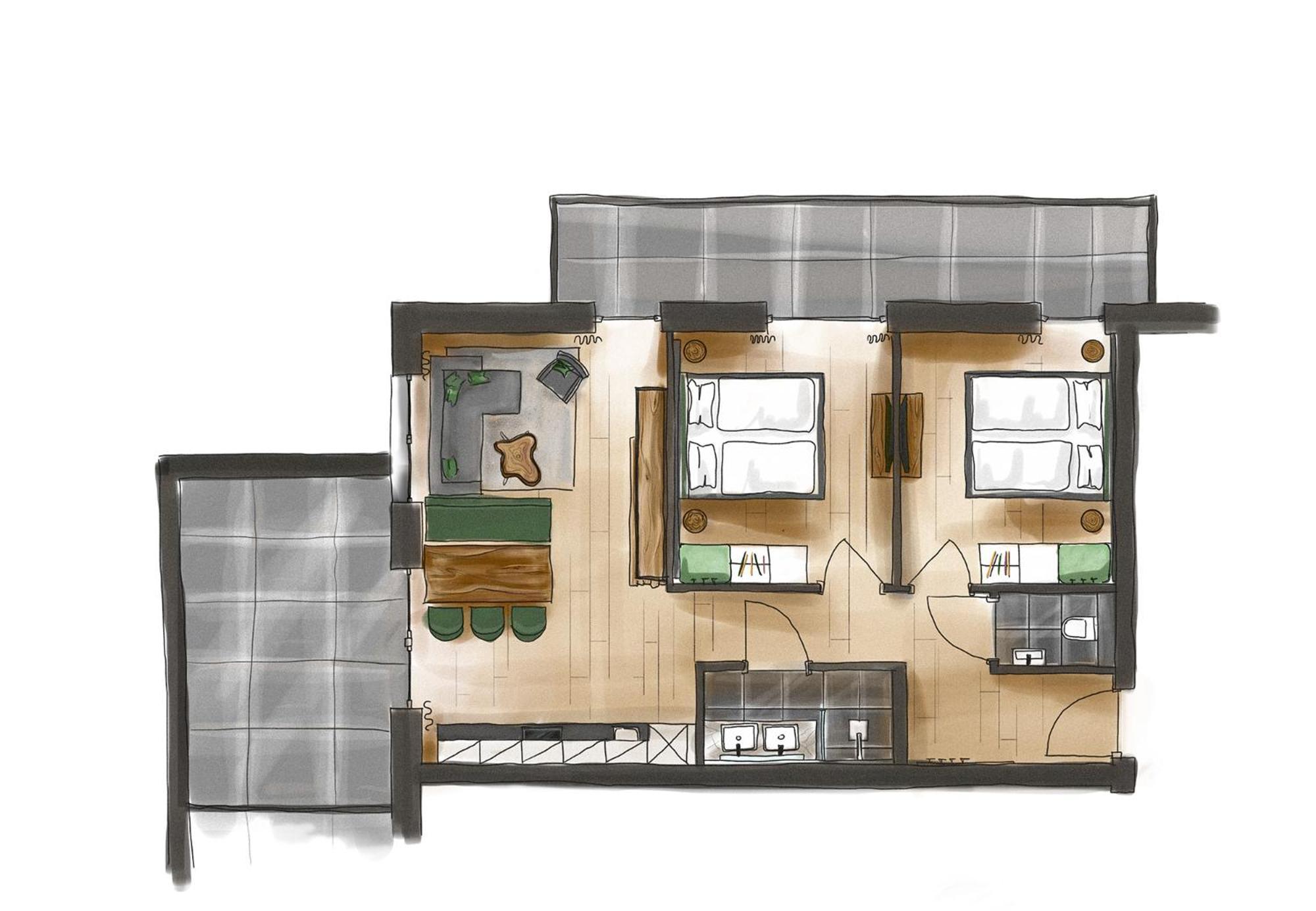 Hoeflehner Premium Gumpen Lodge Haus im Ennstal Bagian luar foto
