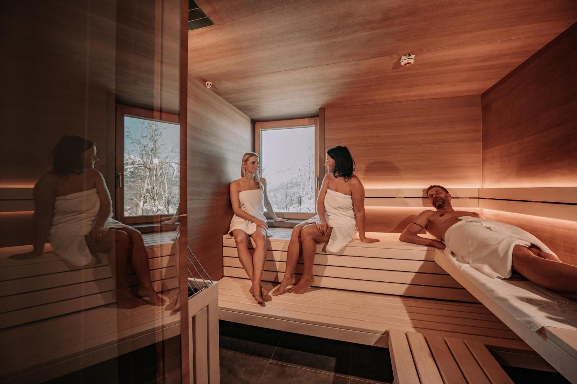 Hoeflehner Premium Gumpen Lodge Haus im Ennstal Bagian luar foto